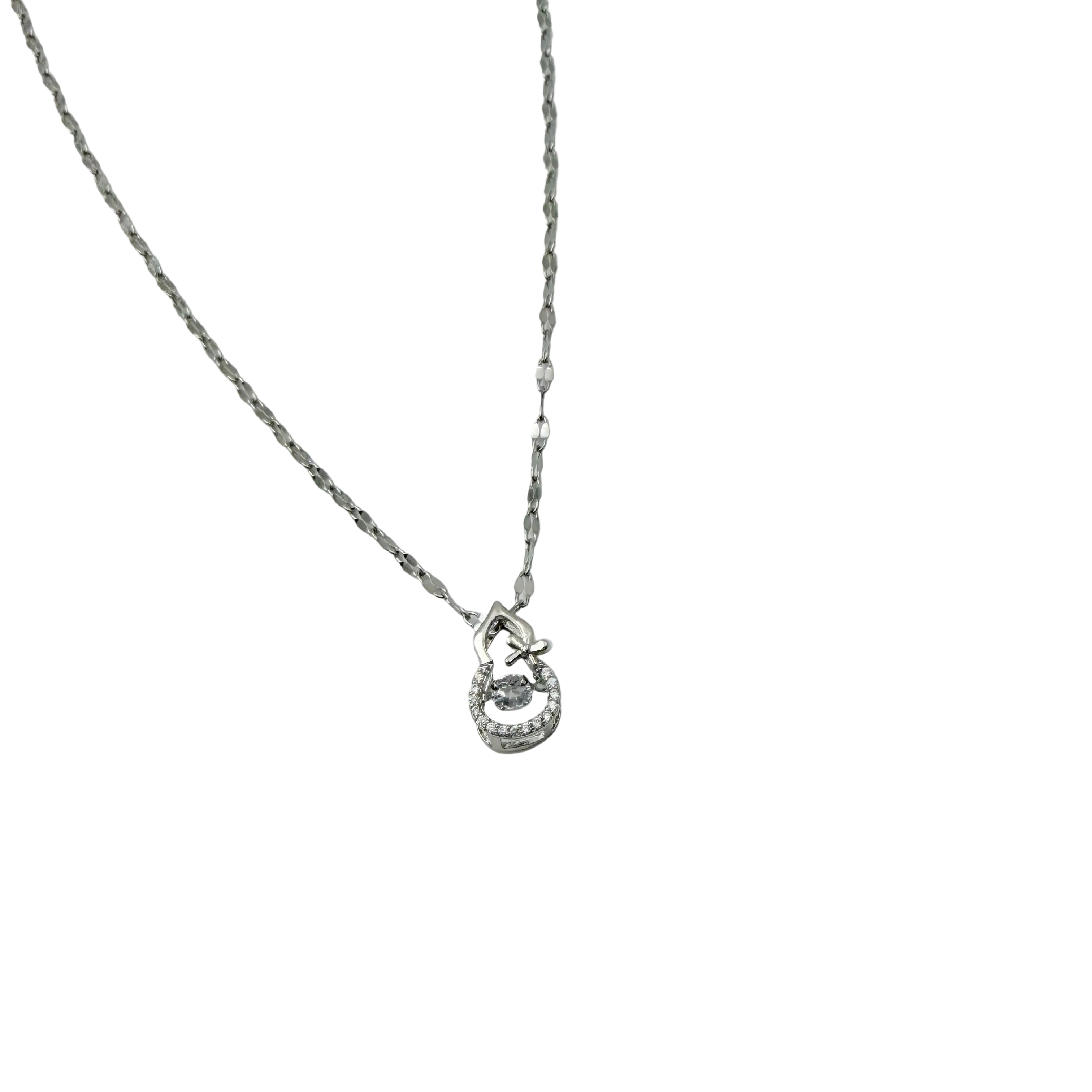 Celeste Bow Spark Necklace