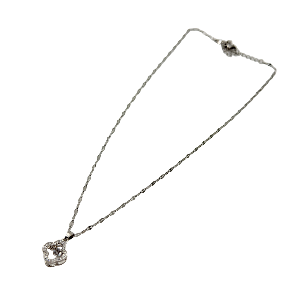 Blossom Halo Crystal Necklace
