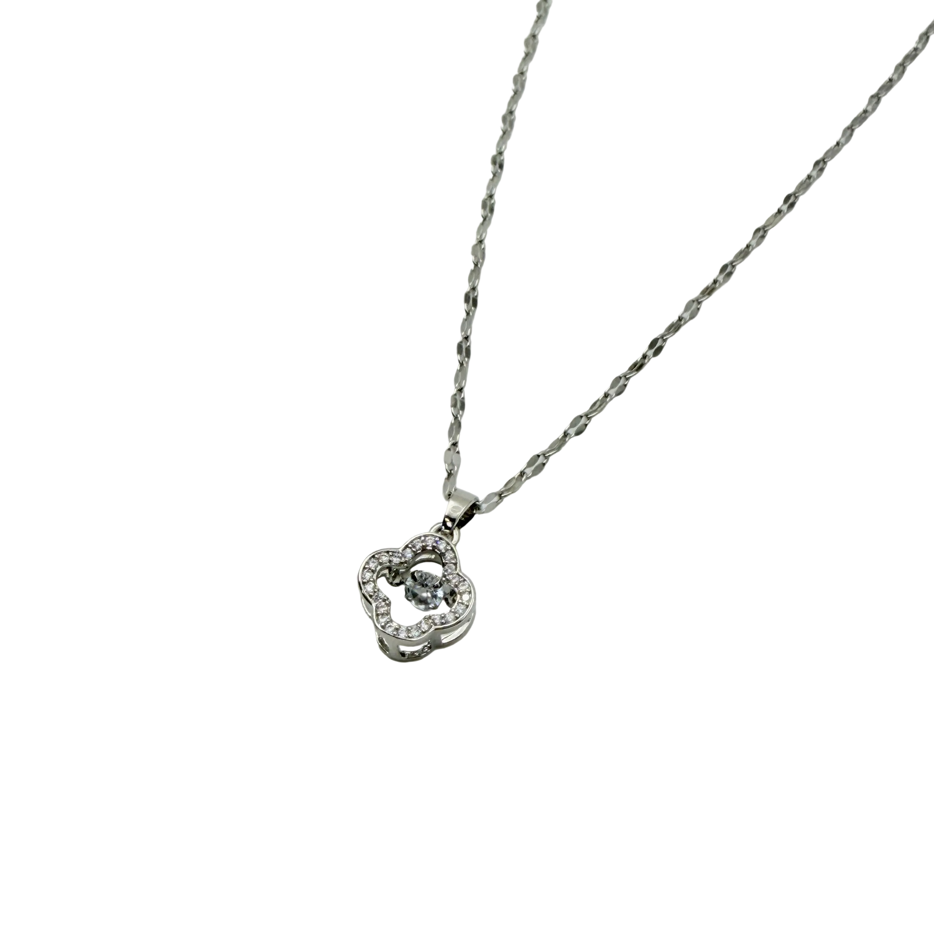 Blossom Halo Crystal Necklace