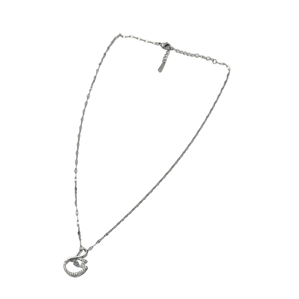 Swan Grace Crystal Necklace