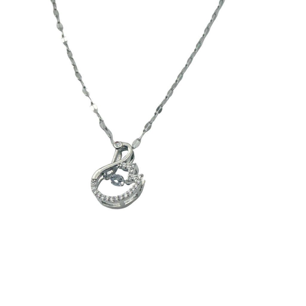 Swan Grace Crystal Necklace
