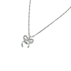 Celeste Bow Charm Necklace