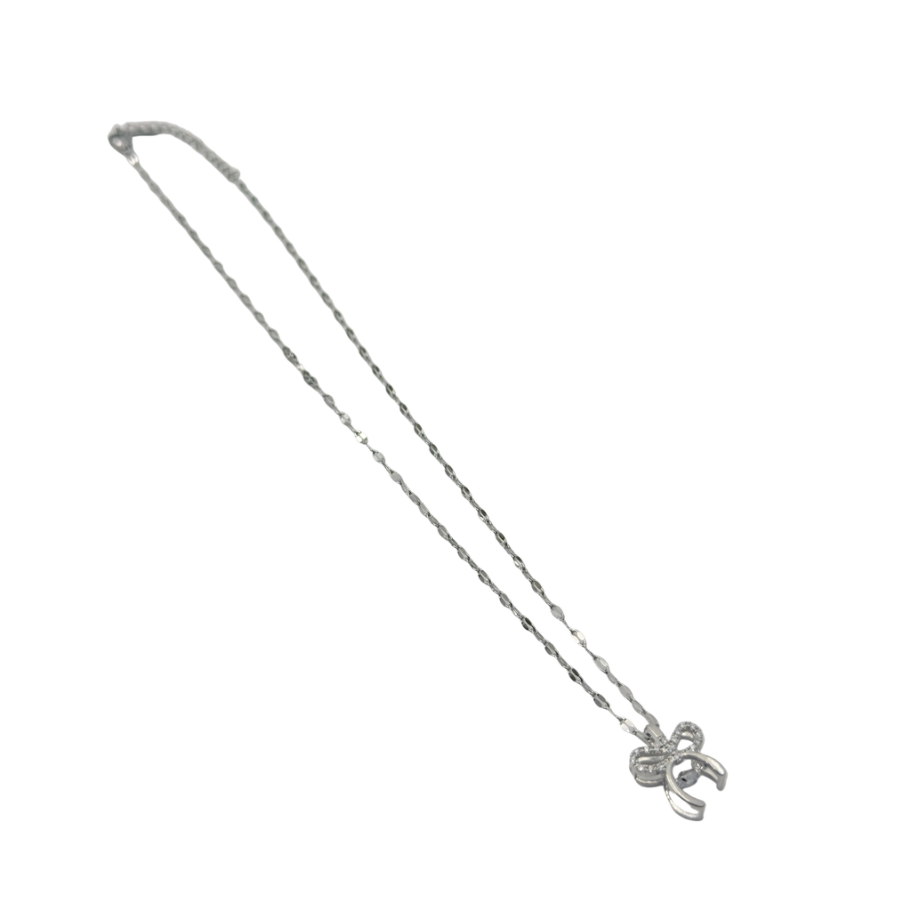 Celeste Bow Charm Necklace