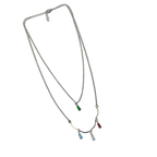 Prism Charm Layered Necklace