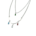 Prism Charm Layered Necklace
