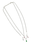 Pastel Leaf Layered Necklace