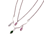Pastel Leaf Layered Necklace