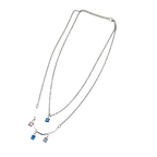 Pastel Crystal Layered Necklace
