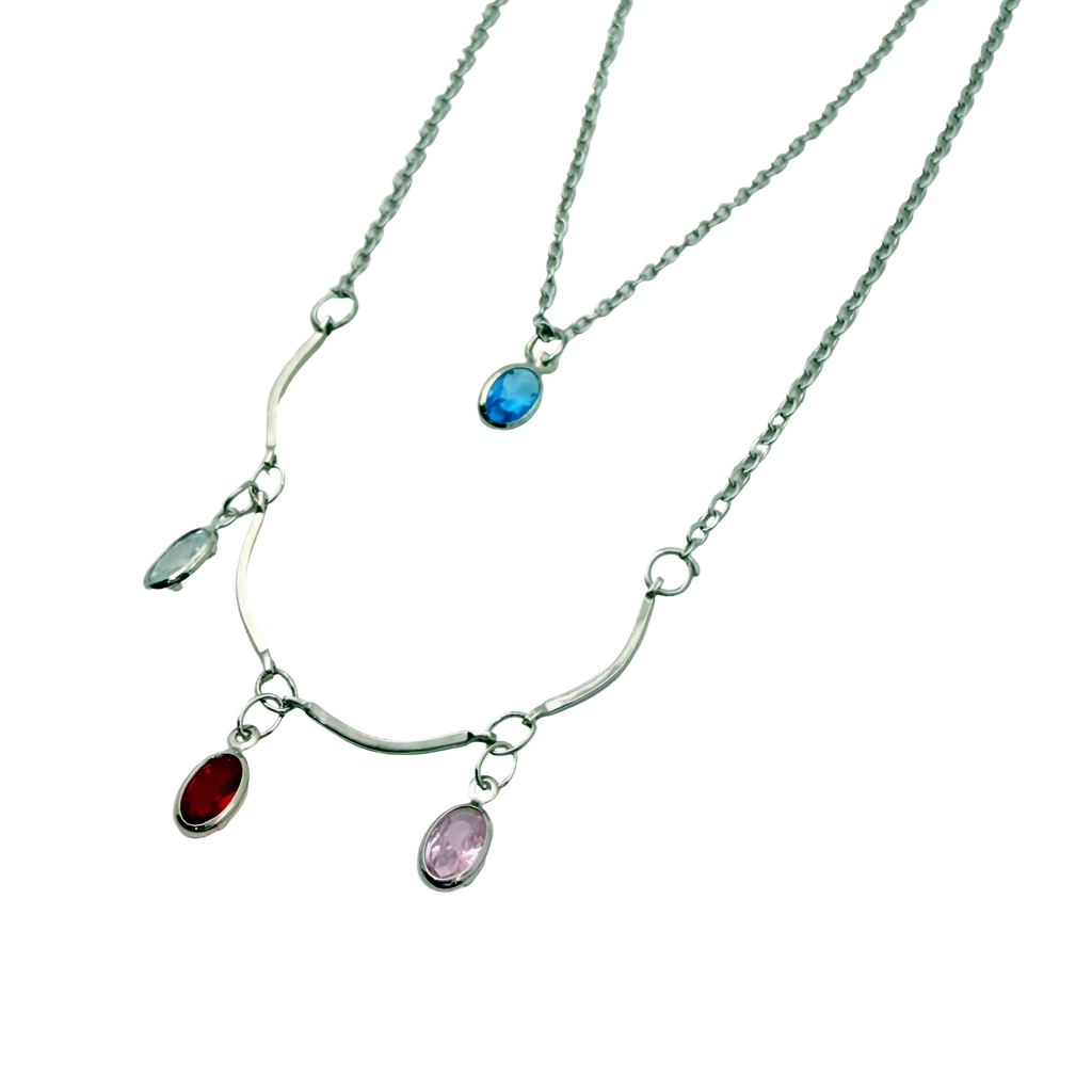 Candy Drop Layered Necklace