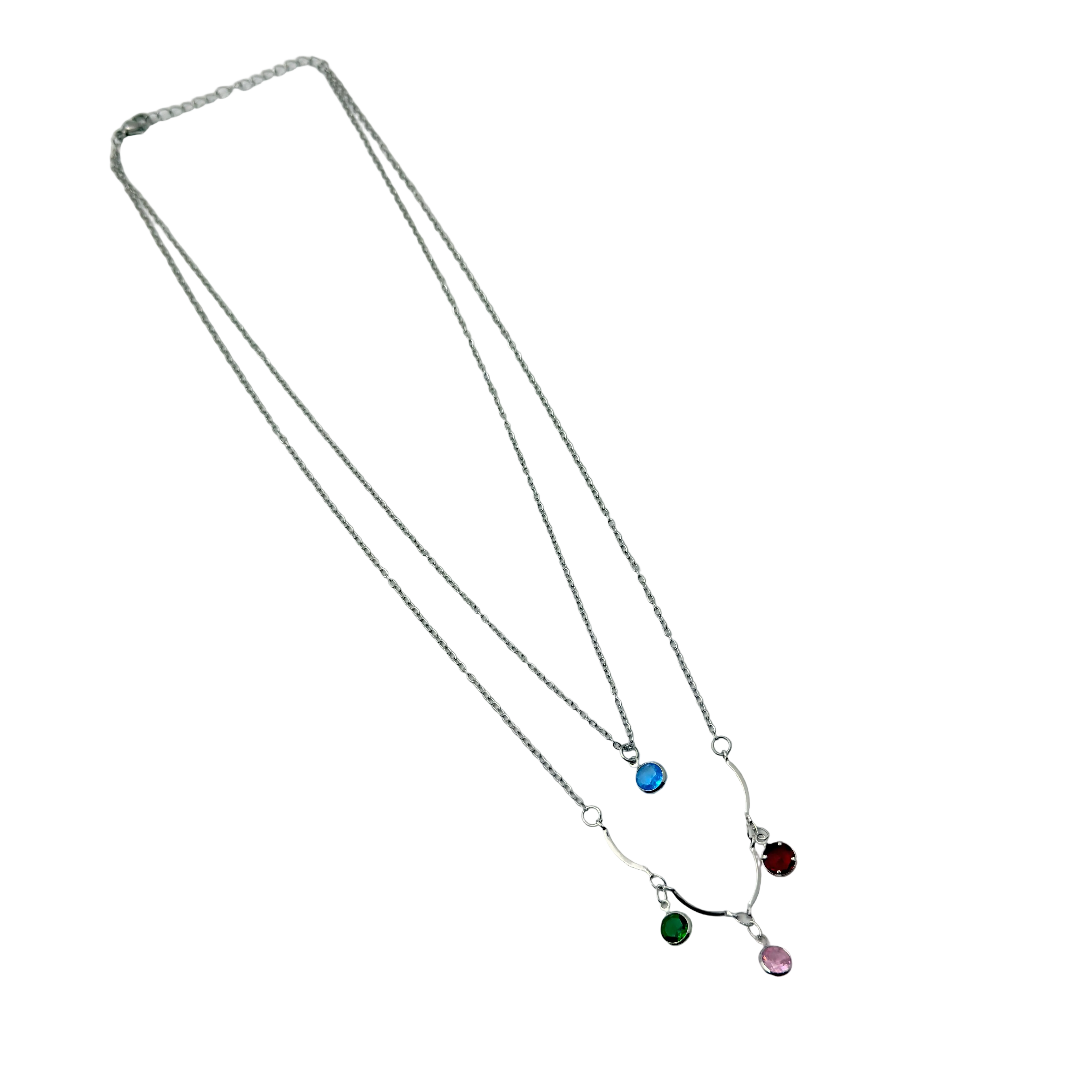 Candy Gem Layered Necklace