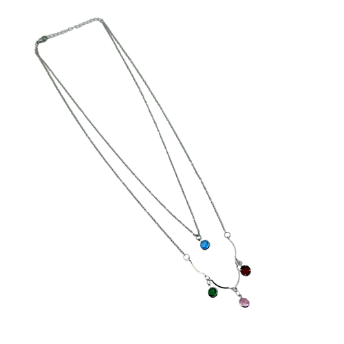 Candy Gem Layered Necklace