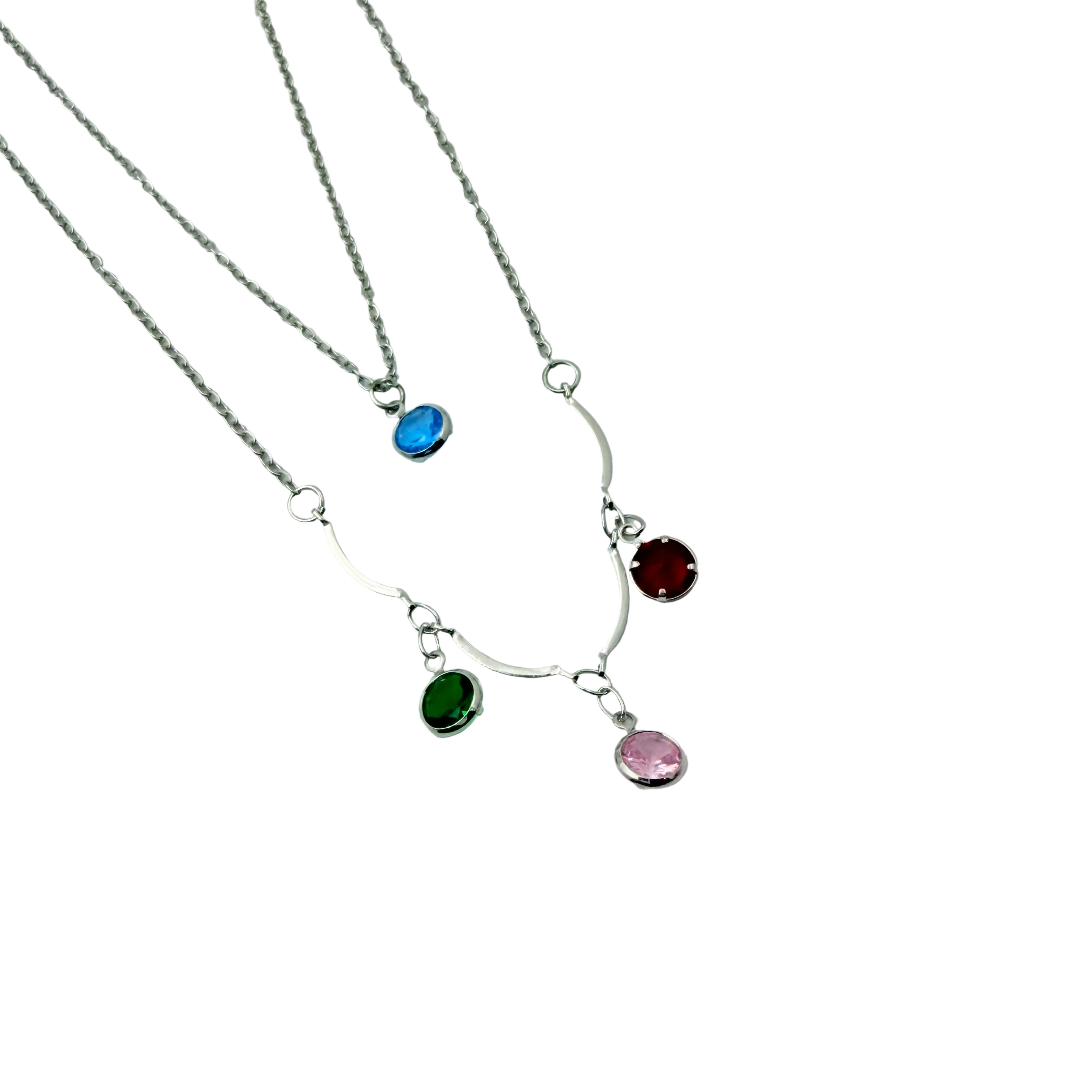 Candy Gem Layered Necklace