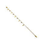 Golden Leaf Charm Bracelet