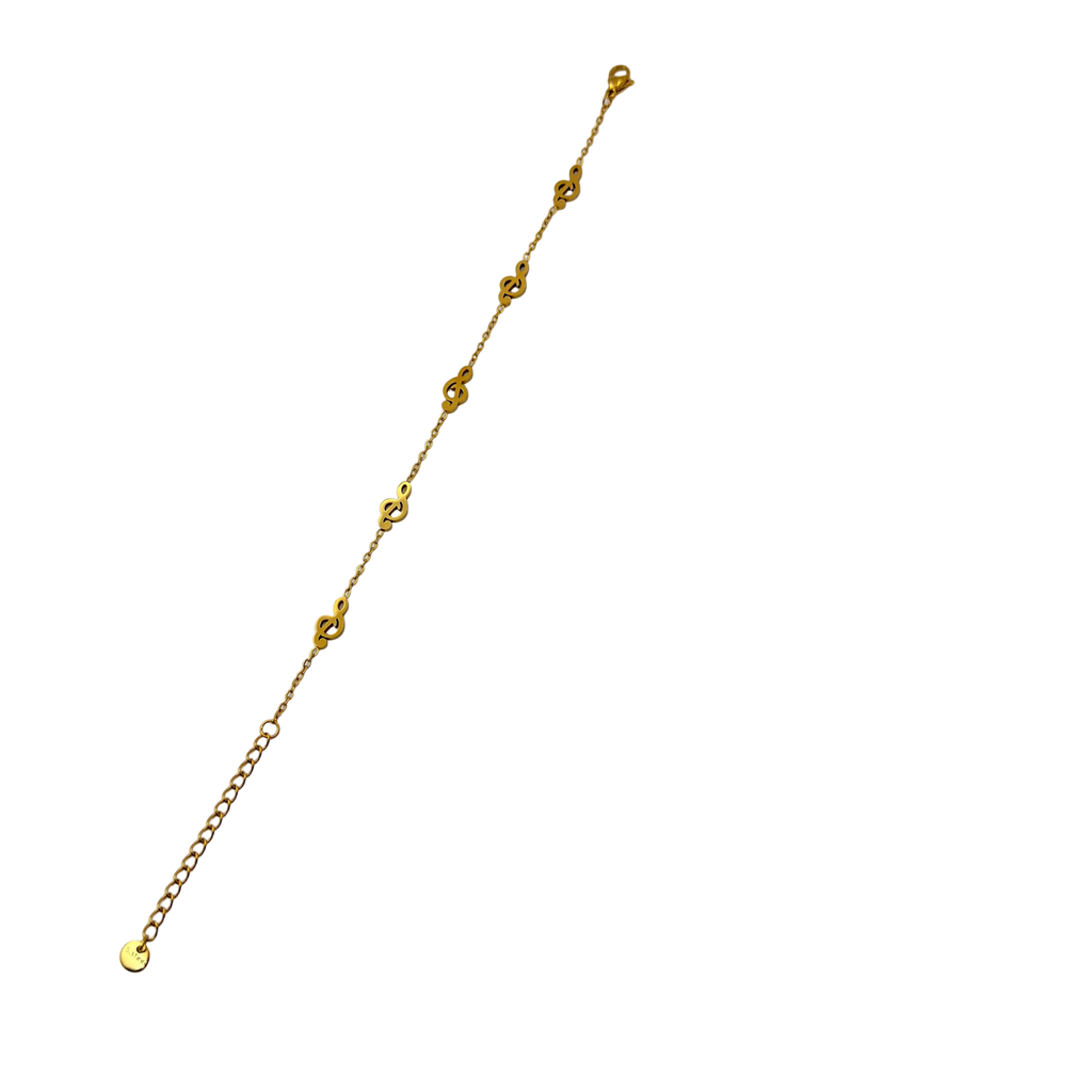 Infinity Link Gold Bracelet