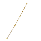 Infinity Link Gold Bracelet