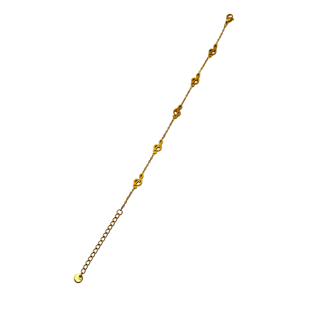Infinity Link Gold Bracelet