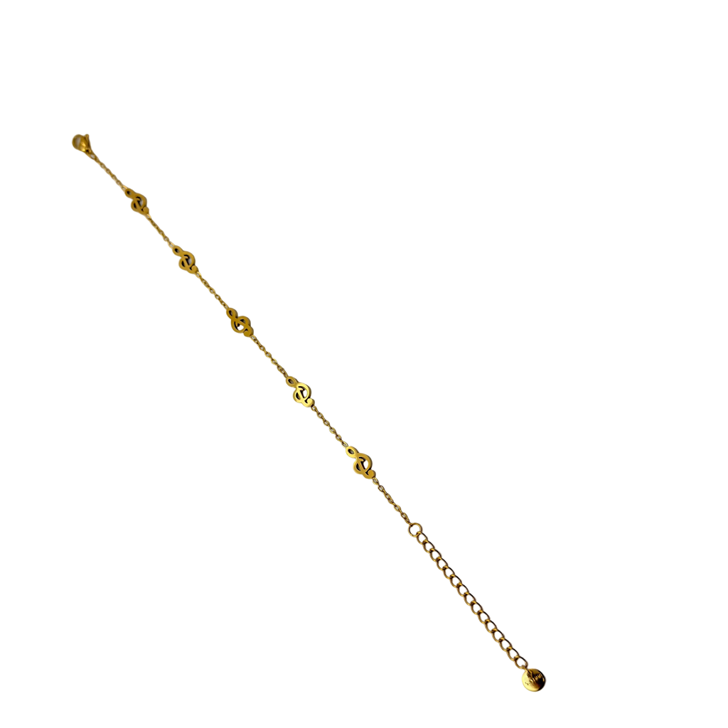Infinity Link Gold Bracelet