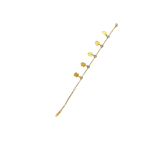 Golden Clover Charm Bracelet