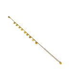 Golden Heart Charm Bracelet