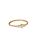 Gold Halo Crystal Bracelet
