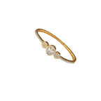 Gold Halo Crystal Bracelet