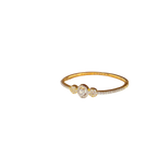 Gold Halo Crystal Bracelet