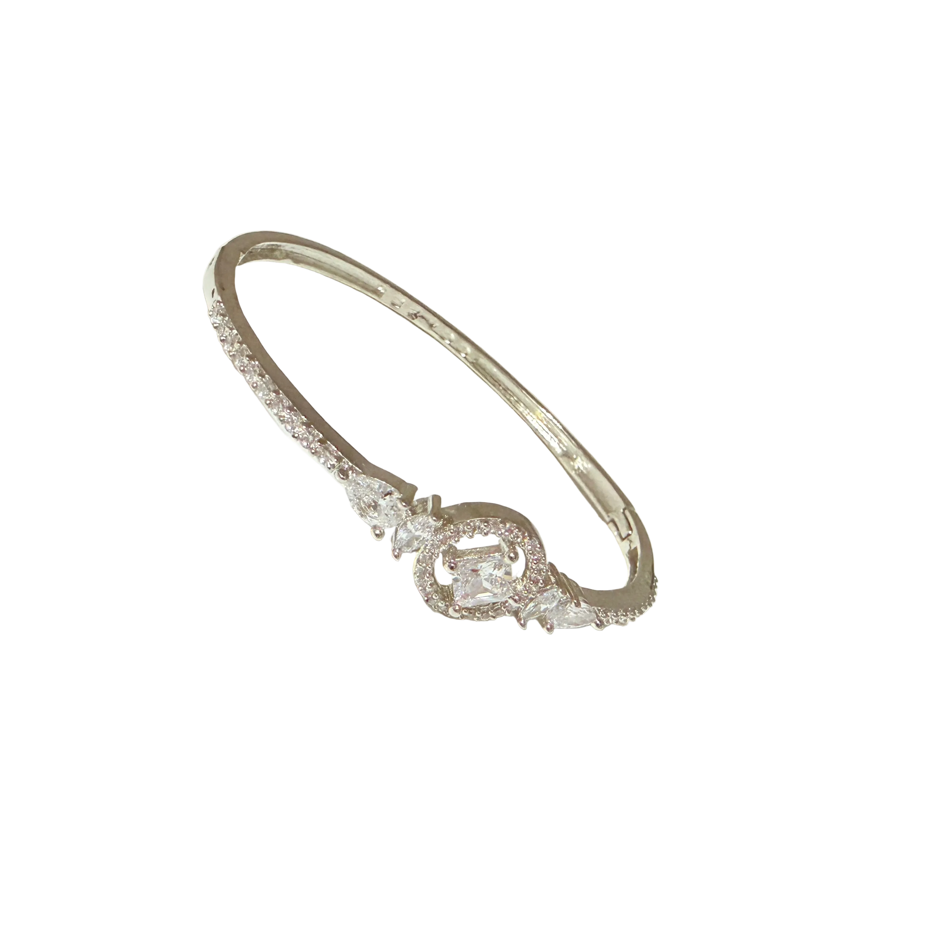 Silver Princess Crystal Bracelet