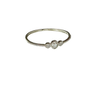 Silver Halo Crystal Bracelet
