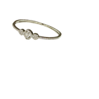 Silver Halo Crystal Bracelet