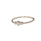 Silver Halo Crystal Bracelet