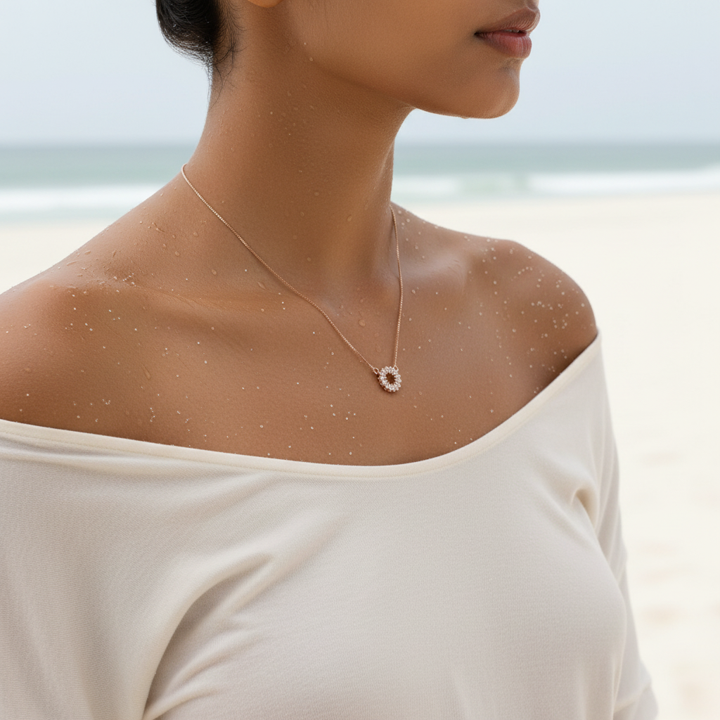Pearl Halo Necklace