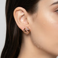 Rose gold earring