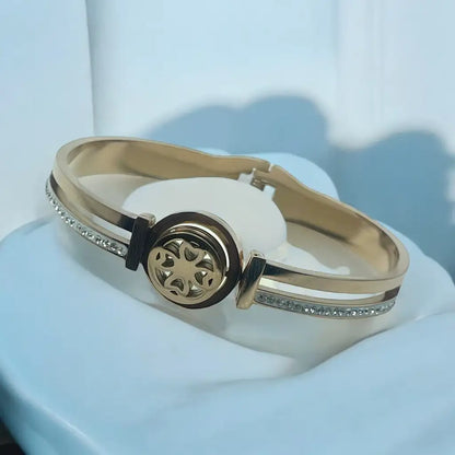 Golden Emblem Bracelet