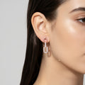 Modern Link Drop Earrings