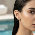 Multi-Layer Spark Stud Gold earring