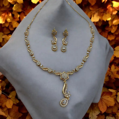 Starry Night Necklace and Earrings Set