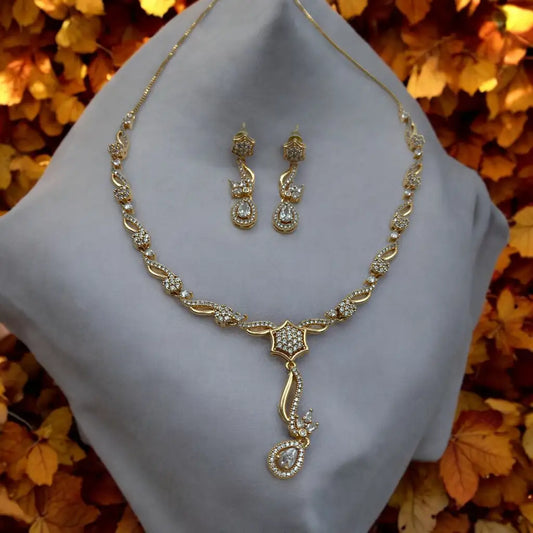Starry Night Necklace and Earrings Set