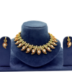 Paisley Kundan Statement Choker Set