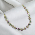 Regal Amethyst Combo Necklace & Earrings Set