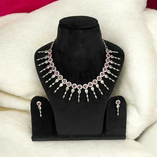 Regal Elegance AD Necklace Set