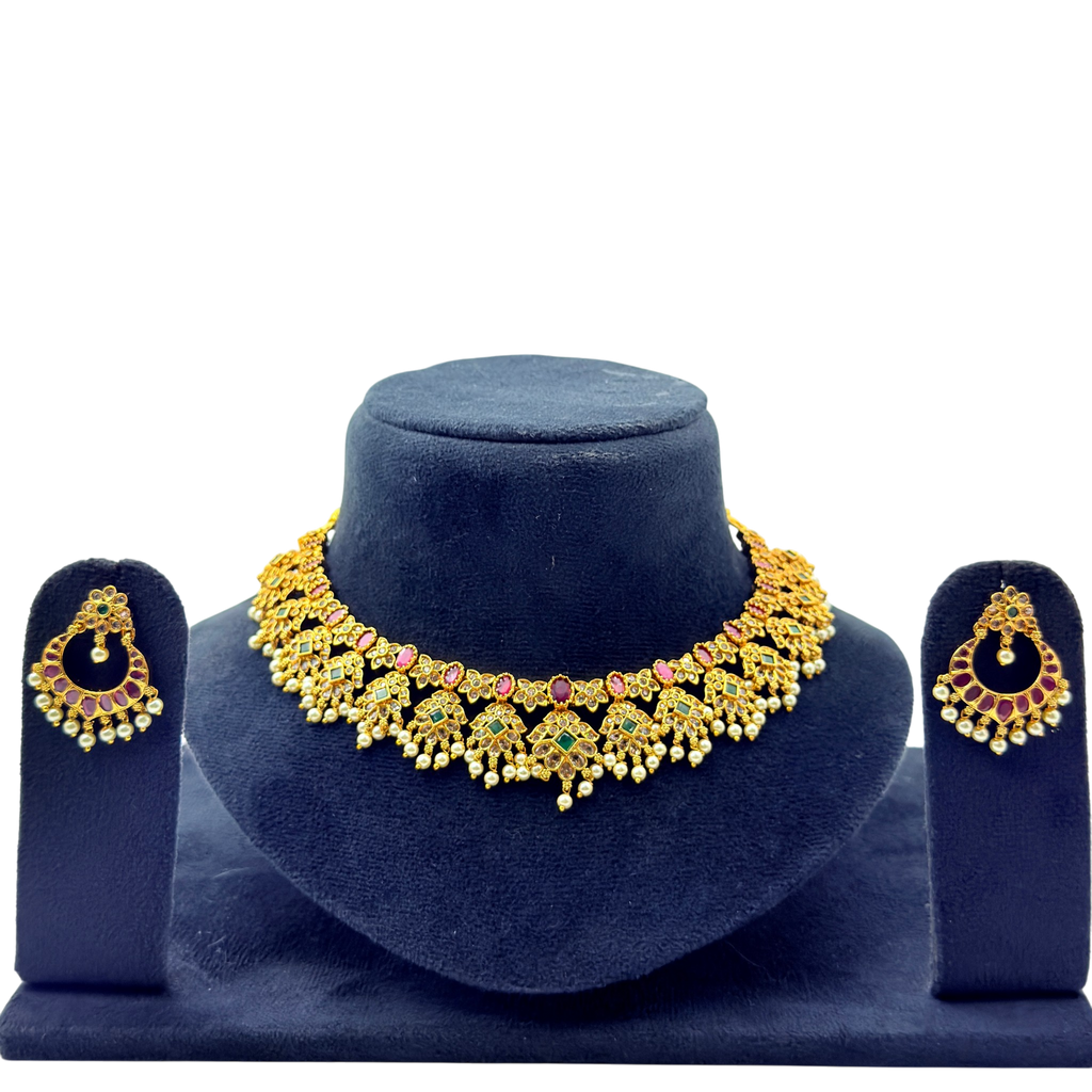 Regal Ruby Jewelry Set