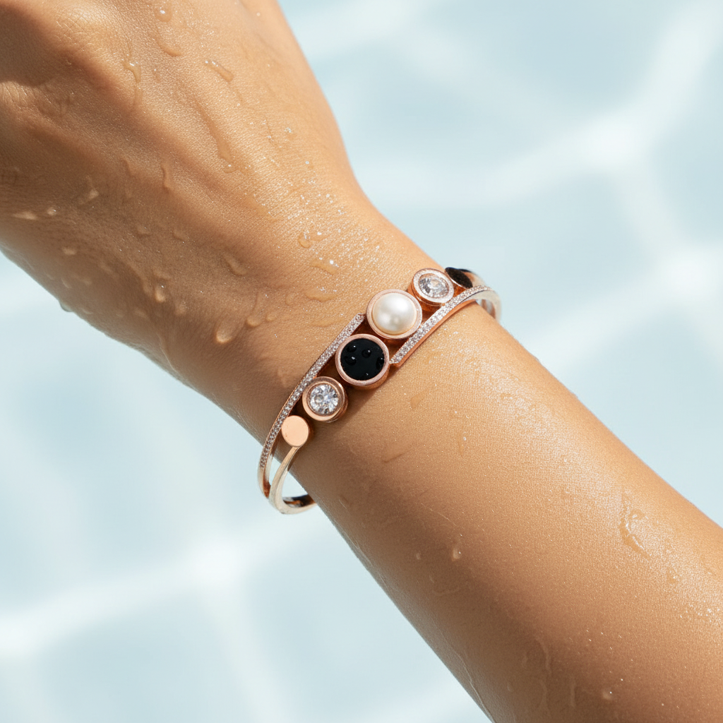 Rosé Trio Harmony Bracelet