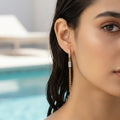 Sleek Dainty Gold chain earring
