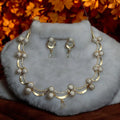 Moonlit Glamor Necklace and Earring Set