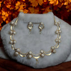 Moonlit Glamor Necklace and Earring Set