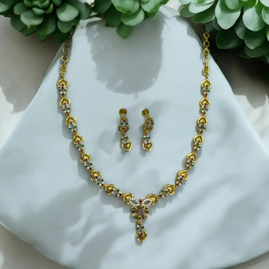 Serene Elegance Necklace and Earrings Set
