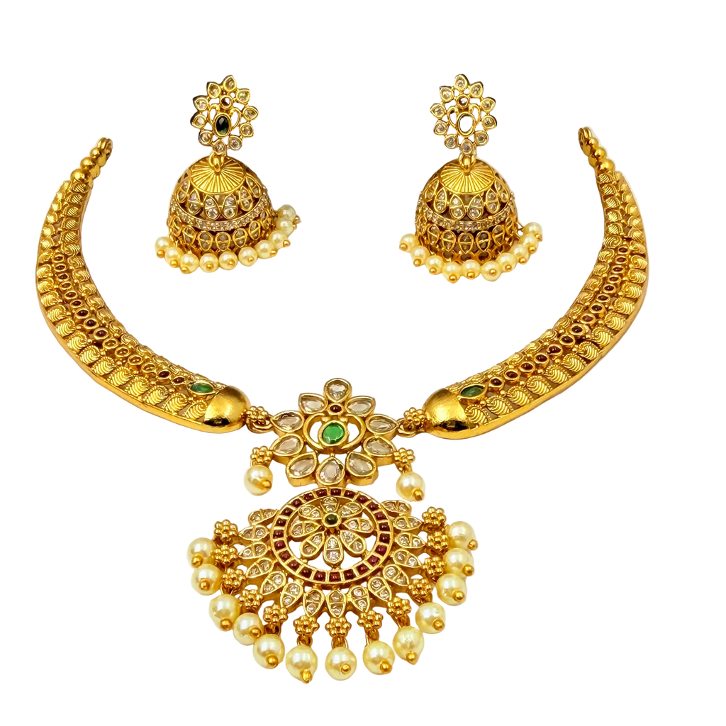 Traditional Temple Jewelry Set