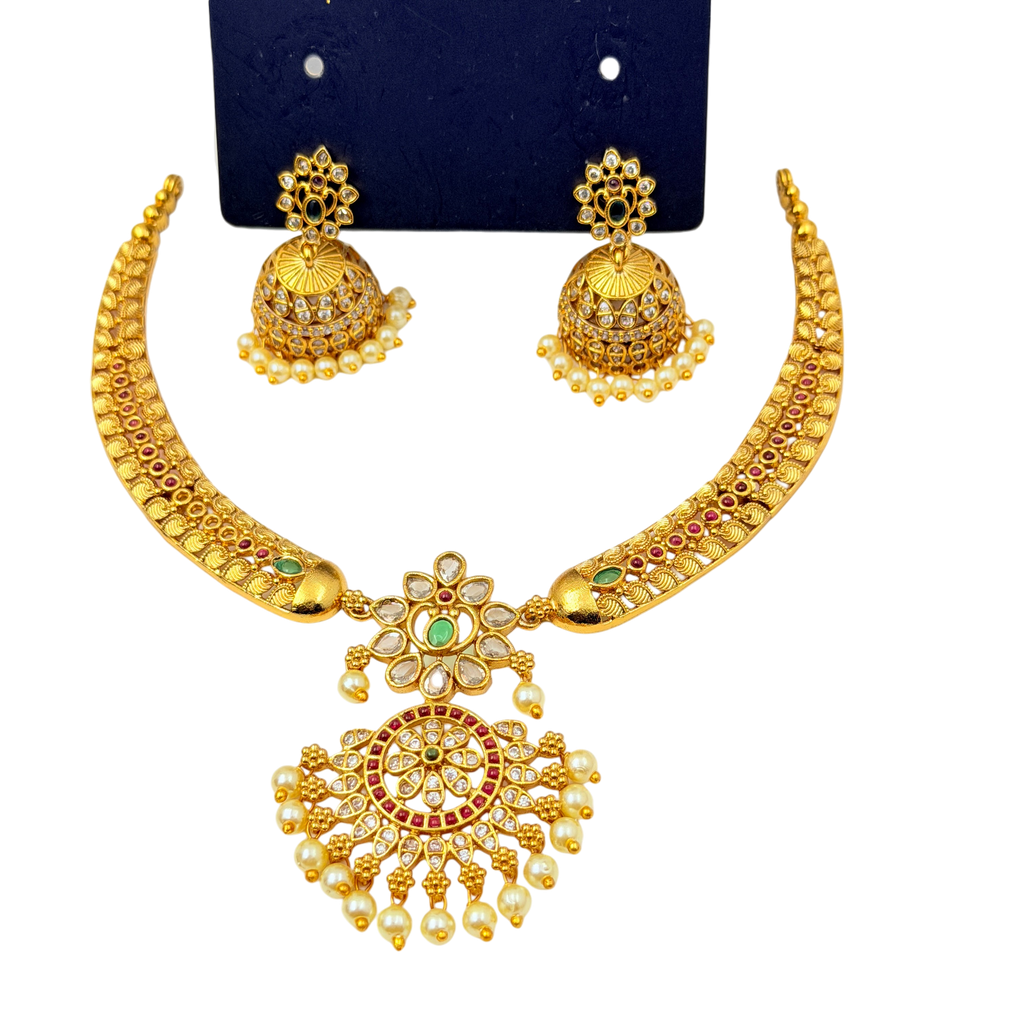 Traditional Temple Jewelry Set
