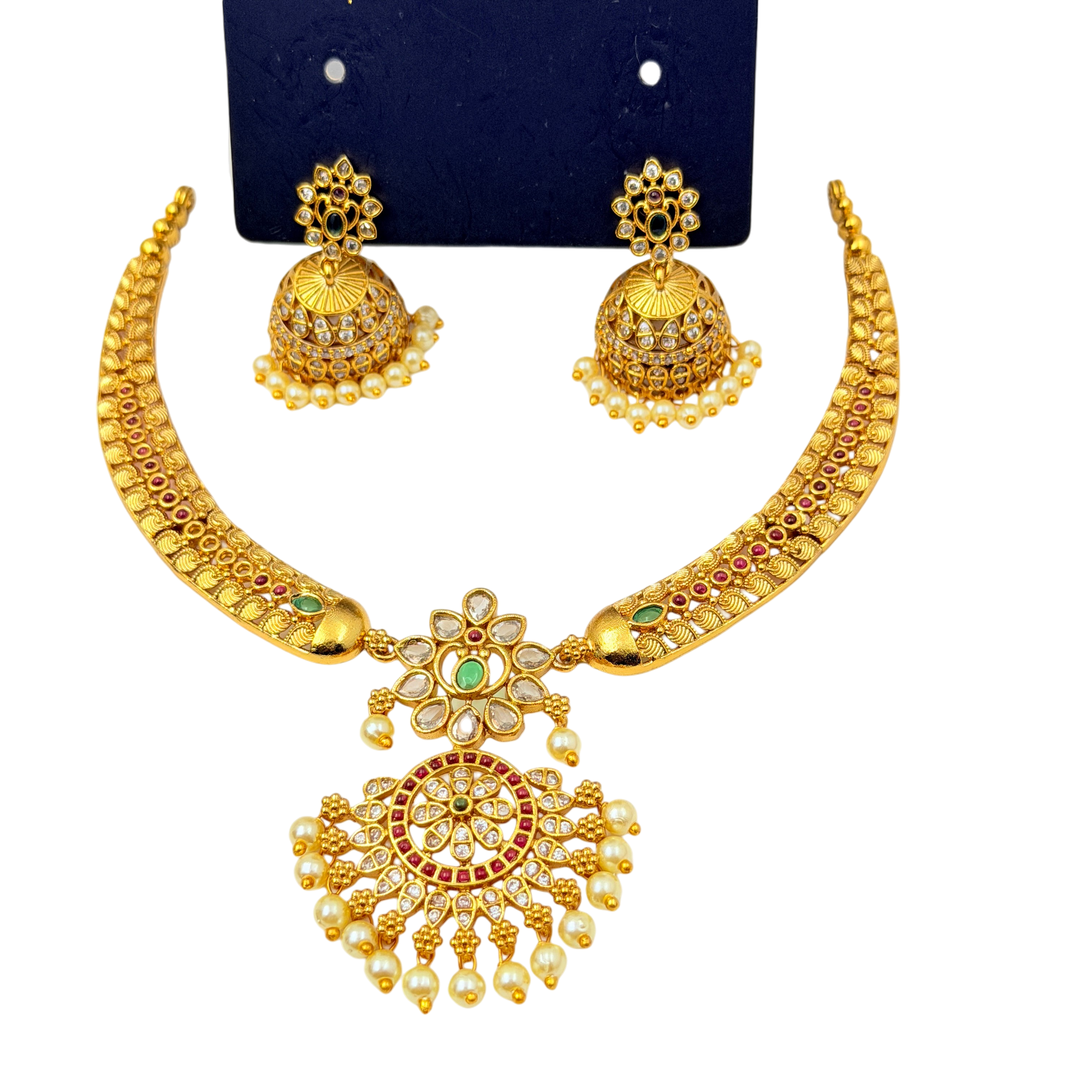 Traditional Temple Jewelry Set