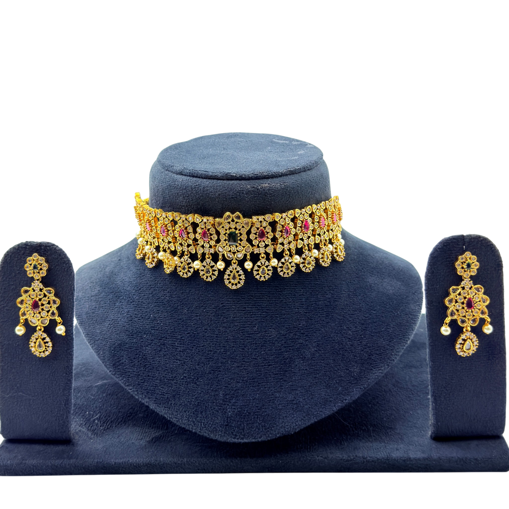 Vintage Floral Jewelry Set
